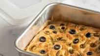 Focaccia de romero y aceitunas Focaccia de romero y aceitunas