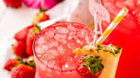 Strawberry Cotton Candy Drink Strawberry Cotton Candy Drink