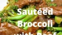 Healthy Dinner Food Recipes to Lose Weight: Sautéed Broccoli with Beef