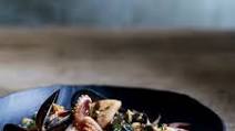Spicy Fideos with Mussels and Calamari Spicy Fideos with Mussels and Calamari