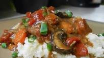 Rustic Stewed Cube Steak over rice or pasta Rustic Stewed Cube Steak over rice or pasta