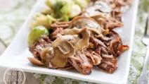 Low Carb {Pressure Cooker} Pork Roast with Cauliflower Gravy Low Carb {Pressure Cooker} Pork Roast with Cauliflower Gravy