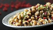 Mavromatika Salata - Black Eyed Pea Salad, Mastiha Vinaigrette Mavromatika Salata - Black Eyed Pea Salad, Mastiha Vinaigrette