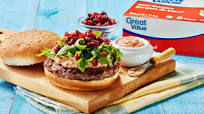 Burger with Cranberry Hummus Recipe Burger with Cranberry Hummus Recipe