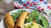 Vegan taquitos with jackfruit – in the air fryer or oven! Vegan taquitos with jackfruit – in the air fryer or oven!