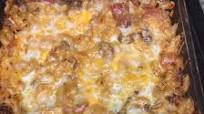 Cheesy Smoked Sausage Casserole Cheesy Smoked Sausage Casserole