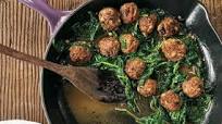 Lamb Meatballs with Garlic & Spinach (AIP) Lamb Meatballs with Garlic & Spinach (AIP)