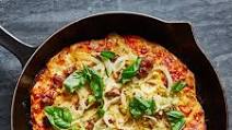 Cast-Iron Pizza with Fennel and Sausage Recipe Cast-Iron Pizza with Fennel and Sausage Recipe