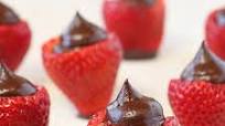 Inside-Out Chocolate-Covered Strawberries Inside-Out Chocolate-Covered Strawberries