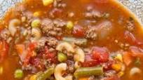Hamburger Soup with Macaroni Hamburger Soup with Macaroni