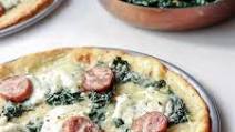 Keto Fathead Pizza With Sausage, Ricotta and Kale Keto Fathead Pizza With Sausage, Ricotta and Kale