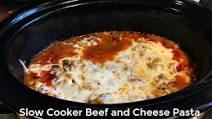 Slow Cooker Beef and Cheese Pasta Slow Cooker Beef and Cheese Pasta