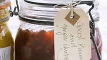 Spiced plum and ginger chutney Spiced plum and ginger chutney