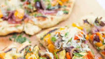 Grilled Veggie and Pesto Flatbread Grilled Veggie and Pesto Flatbread