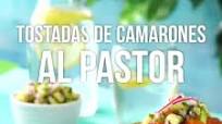 Tostadas de Camarones al Pastor Tostadas de Camarones al Pastor