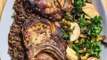 Pan-Seared Pork Chops with a Quick Apple Chutney Pan Sauce Pan-Seared Pork Chops with a Quick Apple Chutney Pan Sauce
