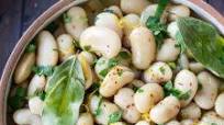 Lemony Corona Beans with Olive Oil and Garlic Lemony Corona Beans with Olive Oil and Garlic