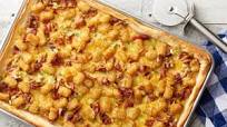 Sheet-Pan Tater-Topped Breakfast Pizza Sheet-Pan Tater-Topped Breakfast Pizza
