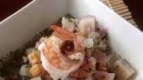 Receta de Ceviche de pescado, pulpo y camarón Receta de Ceviche de pescado, pulpo y camarón