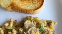 Salsa Verde Macaroni Beef Skillet Salsa Verde Macaroni Beef Skillet