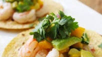 Tequila Lime Shrimp Tostadas with Mango Avocado Salsa Tequila Lime Shrimp Tostadas with Mango Avocado Salsa