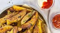 Homemade Seasoned Baked Potato Wedges Homemade Seasoned Baked Potato Wedges
