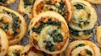 Simple Spinach-Salmon Pinwheels Simple Spinach-Salmon Pinwheels