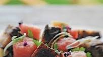 Zak Pelaccio's Crispy Pork and Watermelon Salad Recipe Zak Pelaccio's Crispy Pork and Watermelon Salad Recipe