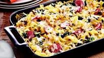 Muenster Kielbasa Casserole Muenster Kielbasa Casserole