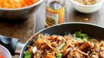 Hoisin Pork with Rice Noodles Hoisin Pork with Rice Noodles
