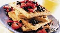Fruit-Topped Whole Grain Waffles Fruit-Topped Whole Grain Waffles