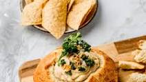 Vegan French Onion Dip in a Bread Bowl Vegan French Onion Dip in a Bread Bowl