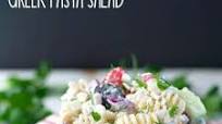 Light and Creamy Greek Pasta Salad Light and Creamy Greek Pasta Salad