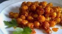 Garbanzos con refrito de cebolla y pimenton Garbanzos con refrito de cebolla y pimenton