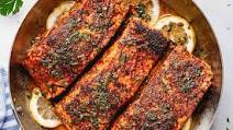 Blackened Salmon with Lemon Butter Sauce Blackened Salmon with Lemon Butter Sauce