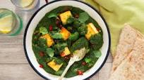 Spiced Spinach with Paneer (Palak Paneer) Spiced Spinach with Paneer (Palak Paneer)