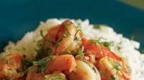 Shrimp Stew with Coconut Milk, Tomatoes & Cilantro Shrimp Stew with Coconut Milk, Tomatoes & Cilantro