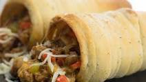 Sausage Pizza Cone - Disneyland Copycat Sausage Pizza Cone - Disneyland Copycat