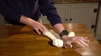 Hand kneaded Neapolitan pizza dough Hand kneaded Neapolitan pizza dough
