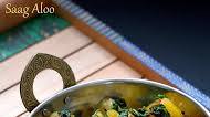 Saag Aloo, Spinach and potato stir fry Saag Aloo, Spinach and potato stir fry