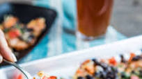 Black Bean and Sweet Potato Waffle Fry Nachos Black Bean and Sweet Potato Waffle Fry Nachos