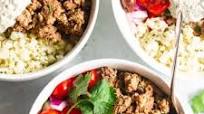 Low Carb Gyro Bowls {Whole30, Keto} Low Carb Gyro Bowls {Whole30, Keto}