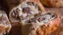 Gram’s Calzone with Sausage and Cheese Gram’s Calzone with Sausage and Cheese
