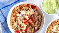 Pork Carnitas Burrito Bowls Pork Carnitas Burrito Bowls
