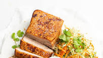 Crispy pork belly and Vietnamese style slaw Crispy pork belly and Vietnamese style slaw