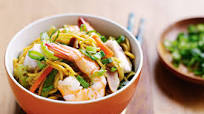 Seafood Singapore noodles Seafood Singapore noodles