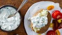 Sour Cream-&-Herb Baked Potatoes Sour Cream-&-Herb Baked Potatoes