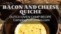 Bacon And Cheese Quiche Camp Dutch Oven Recipe Bacon And Cheese Quiche Camp Dutch Oven Recipe