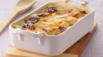 Potato Gratin With Cheese and Bacon Potato Gratin With Cheese and Bacon