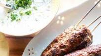 Grilled Beef Kafta with Tzatziki sauce Grilled Beef Kafta with Tzatziki sauce